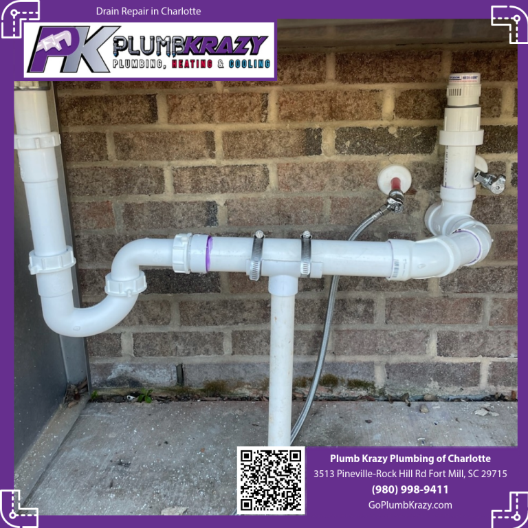 Drain repair in Charlotte