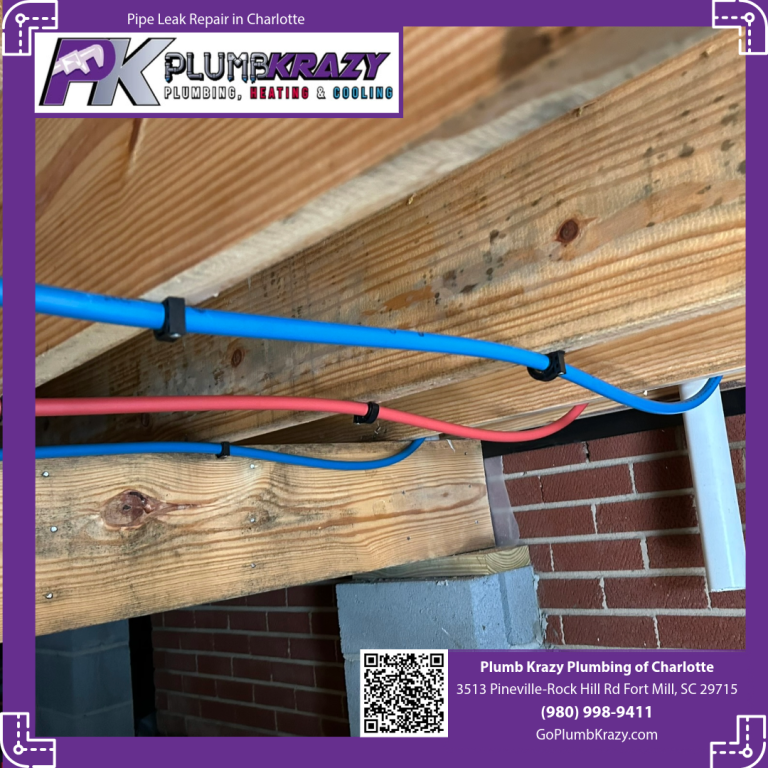 pipe leak repair in charlotte