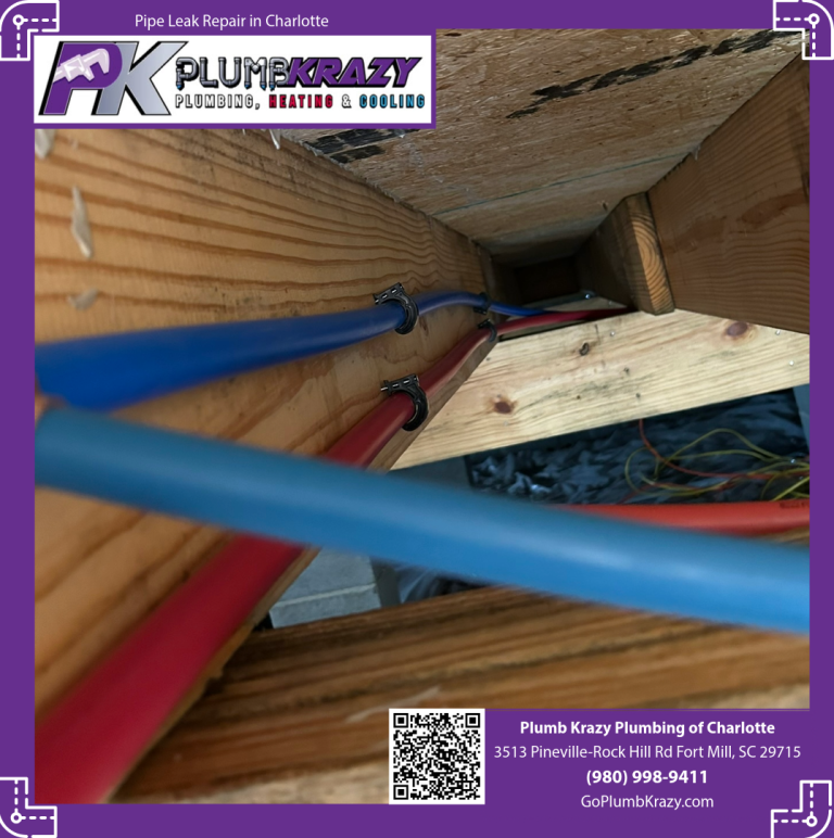 Pipe Leak Repair in Charlotte